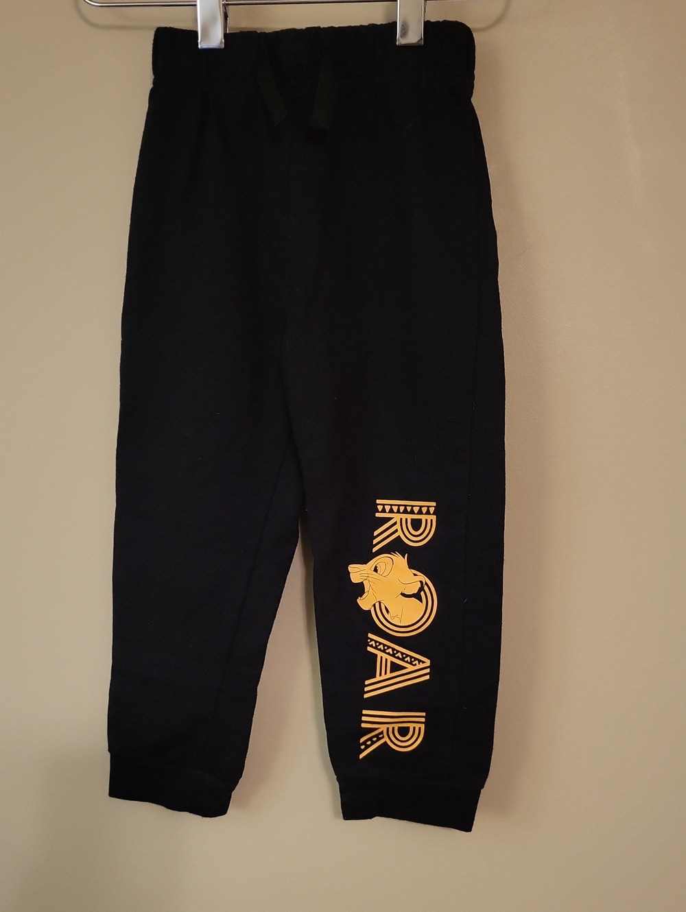 Disney Simba black joggers/sweatpants
